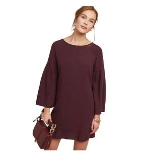 Anthro’s Cloth & Stone- Bell Sleeved Tunic Dress